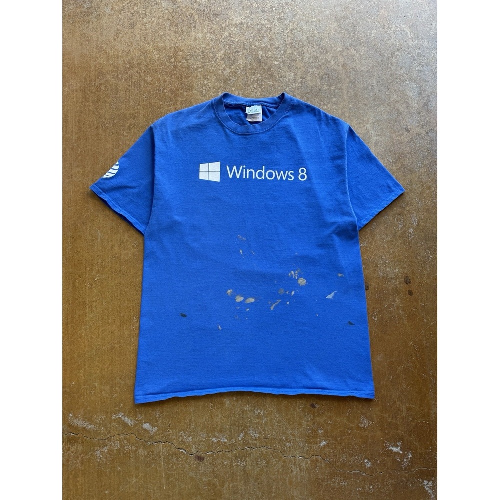 VTG 2000s Windows 8 Promo Tech Technology ATT&T Employee Exclusive T-Shirt L